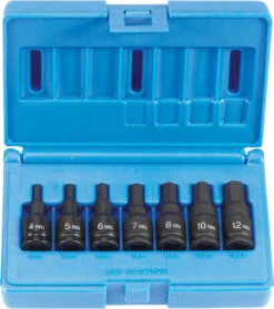 Grey Pneumatic 1297MH 3/8" Impact Hex Driver Set