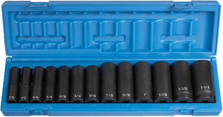 Grey Pneumatic 1312D 1/2" Impact Socket Set 1 Grey Pneumatic 1312D 1/2" Impact Socket Set