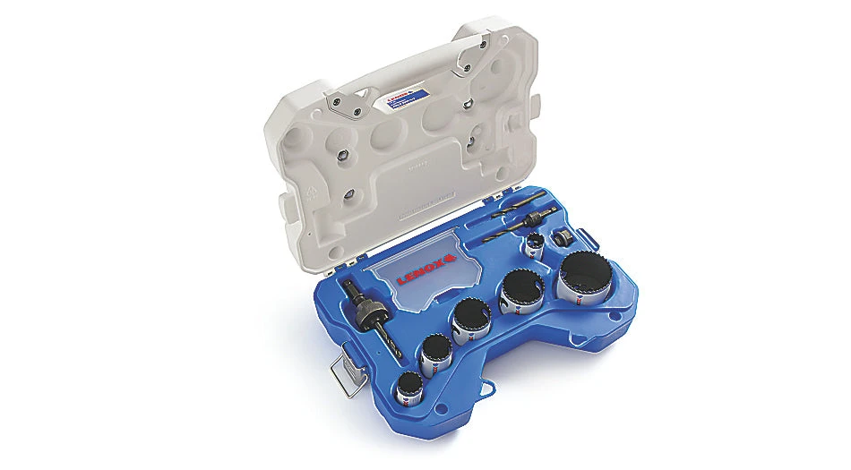 Lenox 30800-600L 10 Pc Electrician's Hole Saw Kit 1 Lenox 30800-600L 10 Pc Electrician's Hole Saw Kit