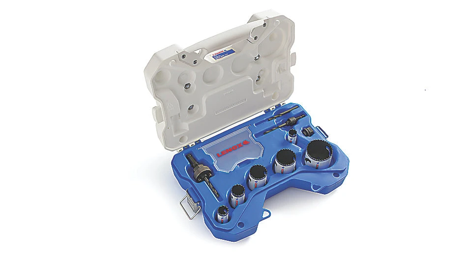 Lenox 30808-600P 10 Pc Plumber's Hole Saw Kit 1 Lenox 30808-600P 10 Pc Plumber's Hole Saw Kit