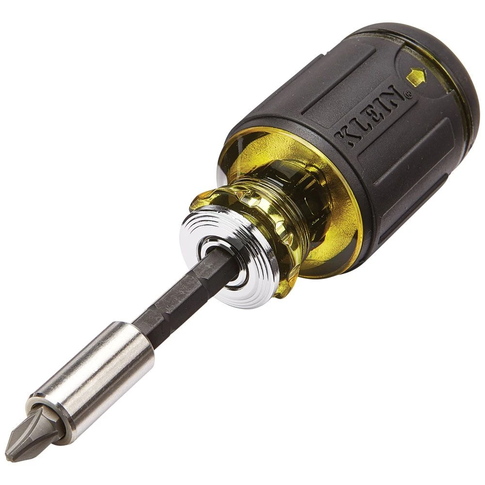 Klein 32308 8-in-1 Multi-Bit Adjustable Length Stubby Screwdriver 1 Klein 32308 8-in-1 Multi-Bit Adjustable Length Stubby Screwdriver