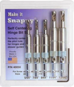 Snappy 40050 Self-Centering Hinge Bit Set