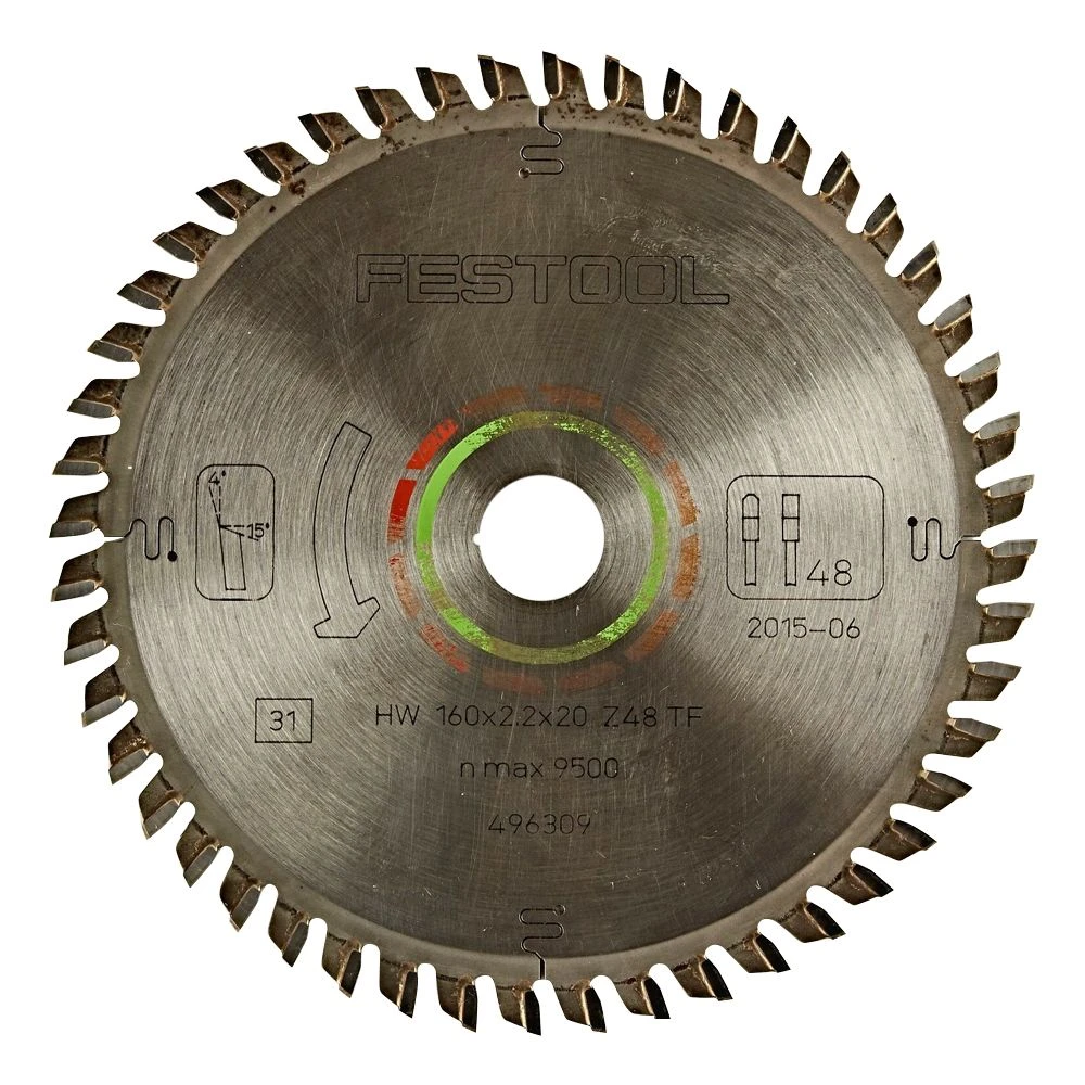Festool 496309 Solid Surface/Laminate 48 Tooth Saw Blade 1 Festool 496309 Solid Surface/Laminate 48 Tooth Saw Blade
