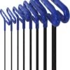 Eklind 55168 8 Pc Cushion Grip 6" Metric Hex T-Key Set