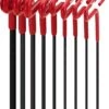 Eklind 53198 8 Pc Cushion Grip 9" SAE Hex T-Key Set