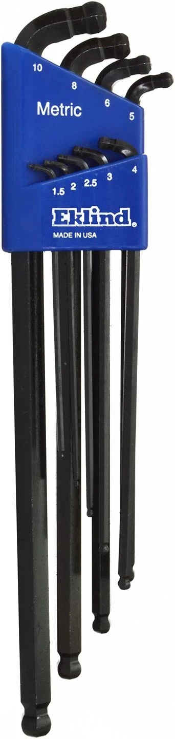 Eklind 17609 9 Pc Double-Ball-Hex-L Metric Key Set 1 Eklind 17609 9 Pc Double-Ball-Hex-L Metric Key Set