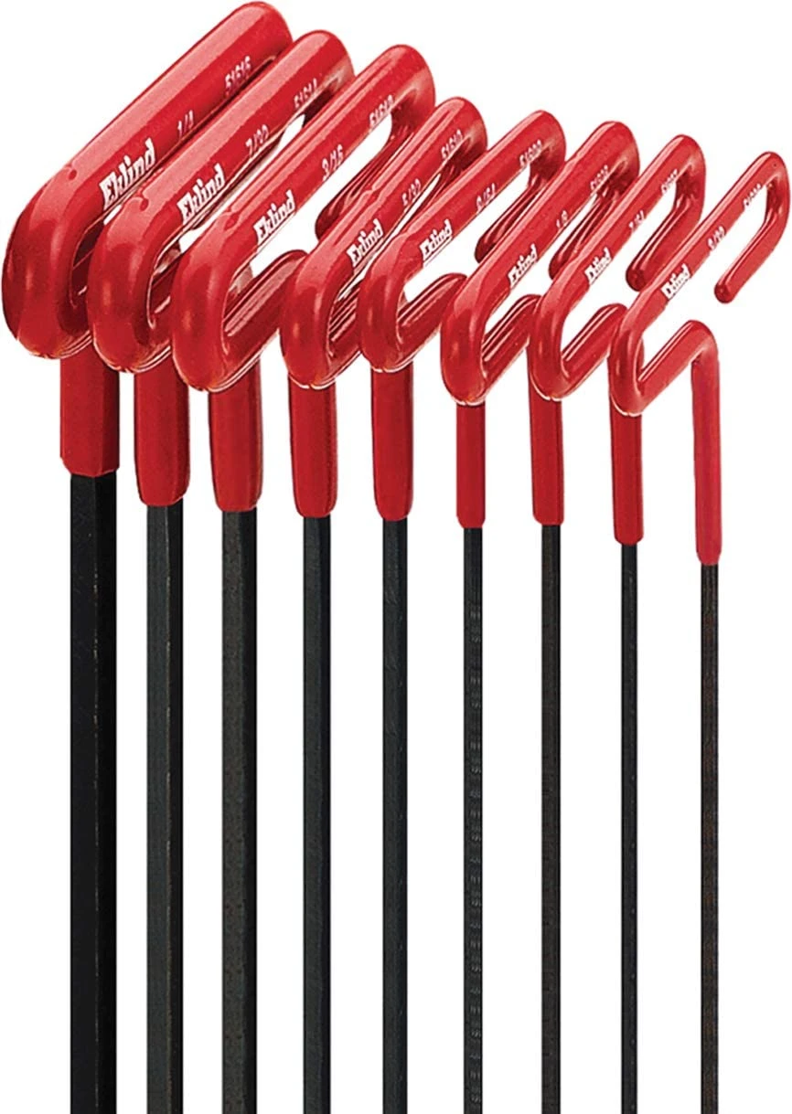 Eklind 53168 8 Pc Cushion Grip 6" SAE Hex T-Key Set 1 Eklind 53168 8 Pc Cushion Grip 6" SAE Hex T-Key Set