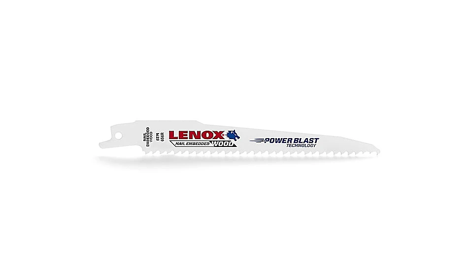 Lenox Wood-Cutting Bi-Metal Reciprocating Saw Blades 1 Lenox Wood-Cutting Bi-Metal Reciprocating Saw Blades
