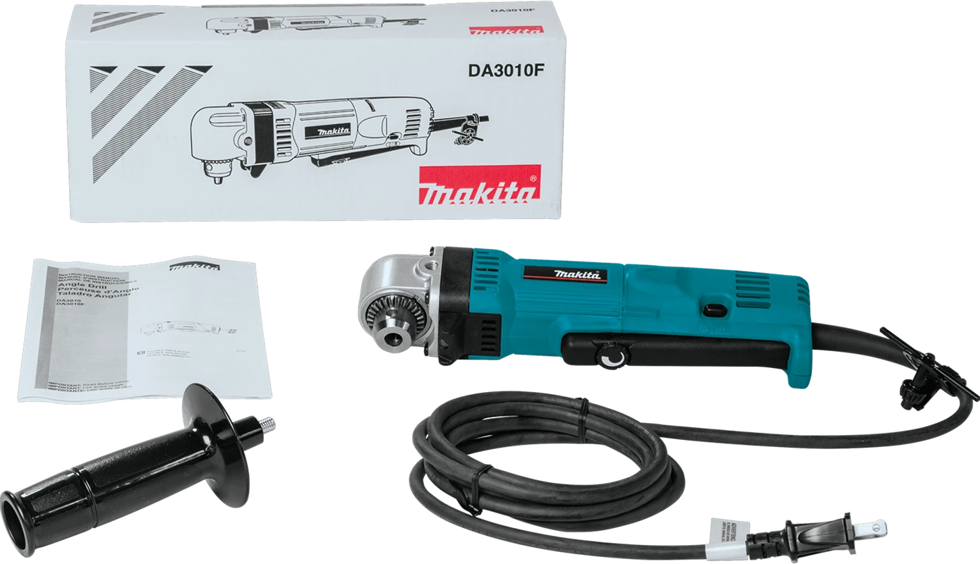 Makita DA3010F 3/8" Right Angle Drill 1 Makita DA3010F 3/8" Right Angle Drill