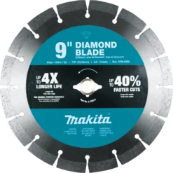 Makita E-02515 9" Diamond Blade, Segmented, General Purpose