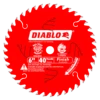 Diablo D0640X 6" X 40 Tooth Finish Saw Blade