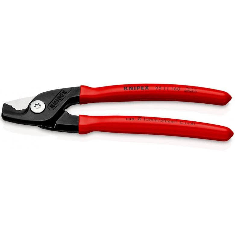 Knipex 9511160 StepCut 6-1/4" Cable Shears 1 Knipex 9511160 StepCut 6-1/4" Cable Shears