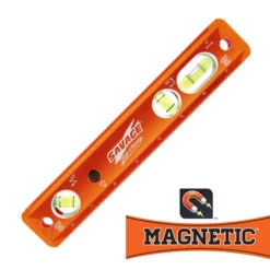 Swanson Savage TLL049M Lightning 9" Lighted Magnetic Aluminum Torpedo Level
