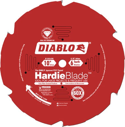 Diablo D1006DH 10" Hardie Blade 1 Diablo D1006DH 10" Hardie Blade