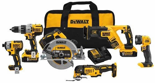 DeWalt DCK694P2 6-Tool Cordless Combo Kit 1 DeWalt DCK694P2 6-Tool Cordless Combo Kit
