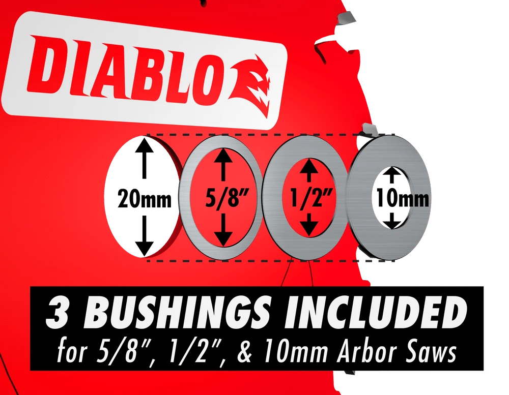 Diablo D053830FMX 5-3/8" X 30 Tooth Carbide-Tipped Saw Blade For Metal 2 Diablo D053830FMX 5-3/8" X 30 Tooth Carbide-Tipped Saw Blade For Metal - Image 2