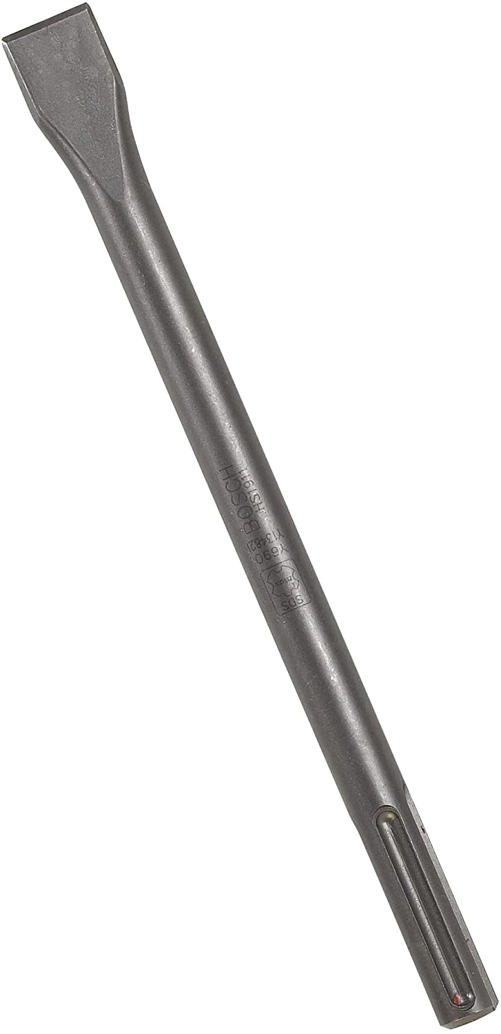 Bosch HS1812 1"x 18" Flat Chisel Round Hex/Spline Hammer Steel 1 Bosch HS1812 1"x 18" Flat Chisel Round Hex/Spline Hammer Steel