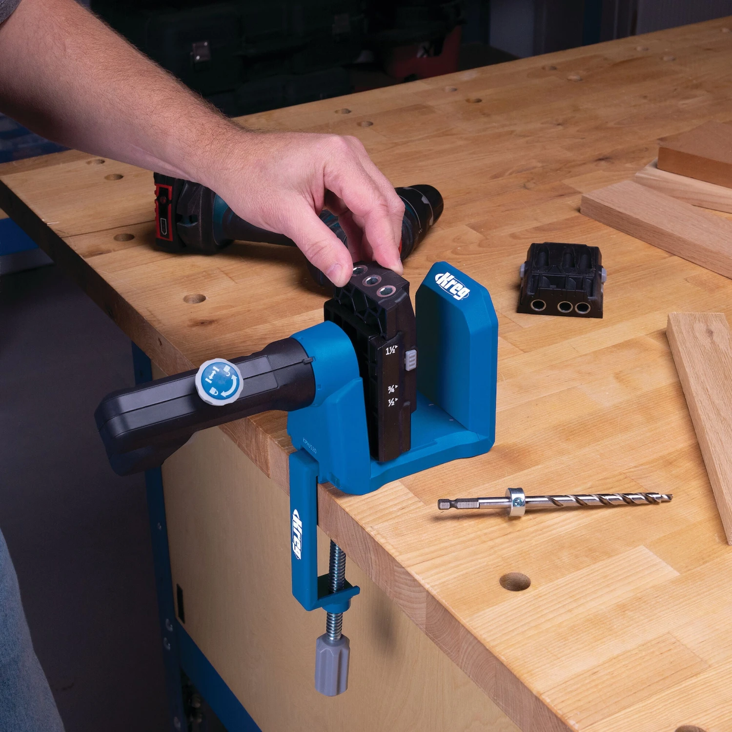 Kreg KPHA530 Micro-Pocket Drill Guide Kit 530 2 Kreg KPHA530 Micro-Pocket Drill Guide Kit 530 - Image 2