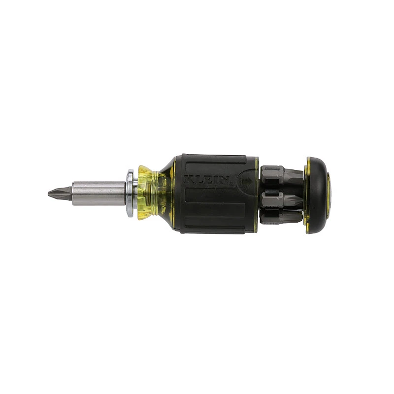 Klein 32308 8-in-1 Multi-Bit Adjustable Length Stubby Screwdriver 2 Klein 32308 8-in-1 Multi-Bit Adjustable Length Stubby Screwdriver - Image 2