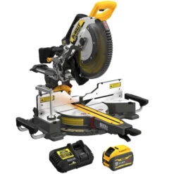 DeWalt DCS781X1 12" Double Bevel Sliding Compound FlexVolt Miter Saw Kit