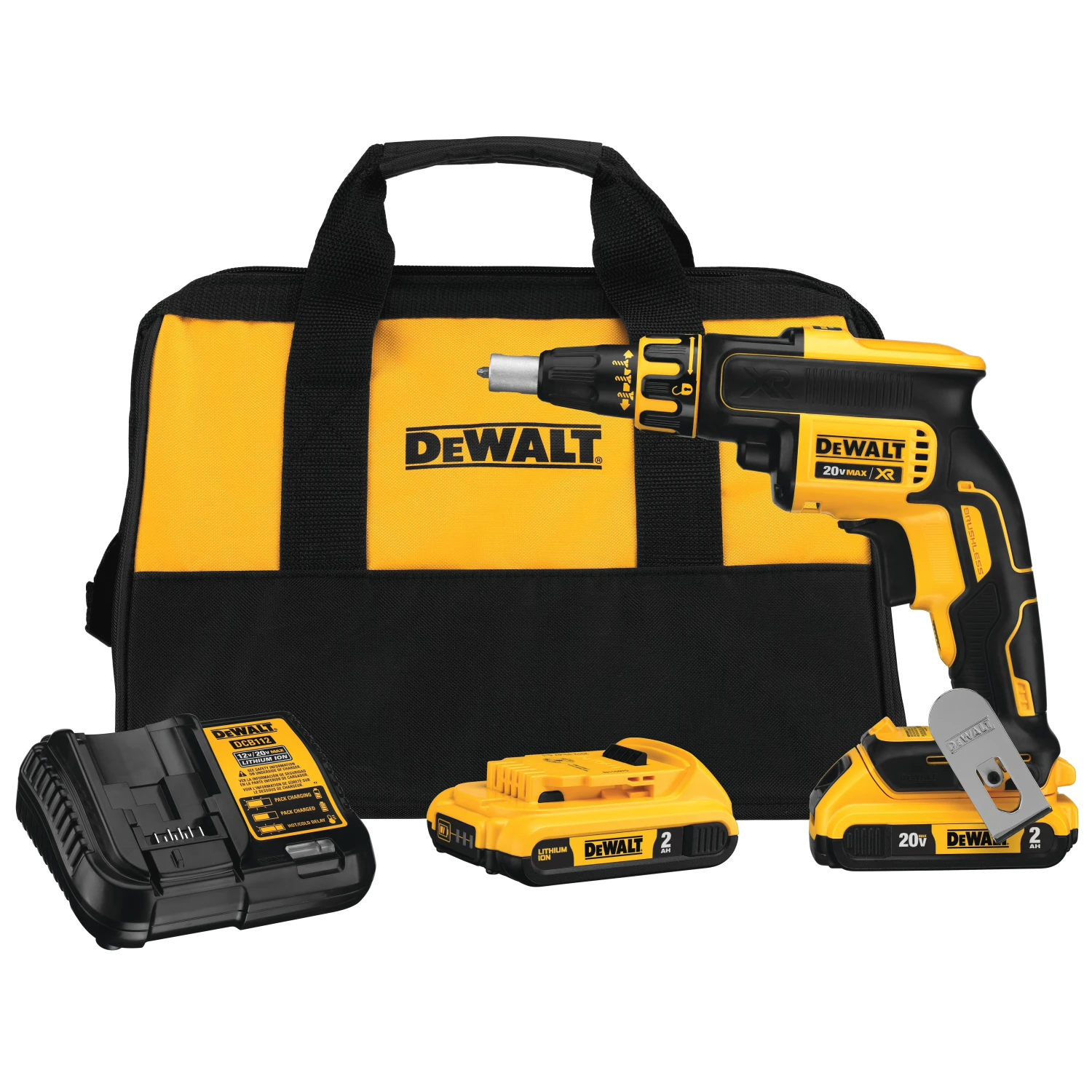 DeWalt DCF620D2 Drywall Screwgun Kit 1 DeWalt DCF620D2 Drywall Screwgun Kit