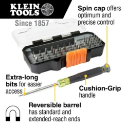 Klein 32717 All-in-1 Multi-Bit Precision Screwdriver Set -Tool Shop image a4e1bd0c 32f8 45f3 91eb 2db4b7b60ee5