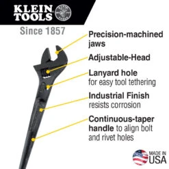 Klein 3239 16" Adjustable Wrench -Tool Shop image bcc8cfa4 2931 4ee3 a84a 3893f2a74241