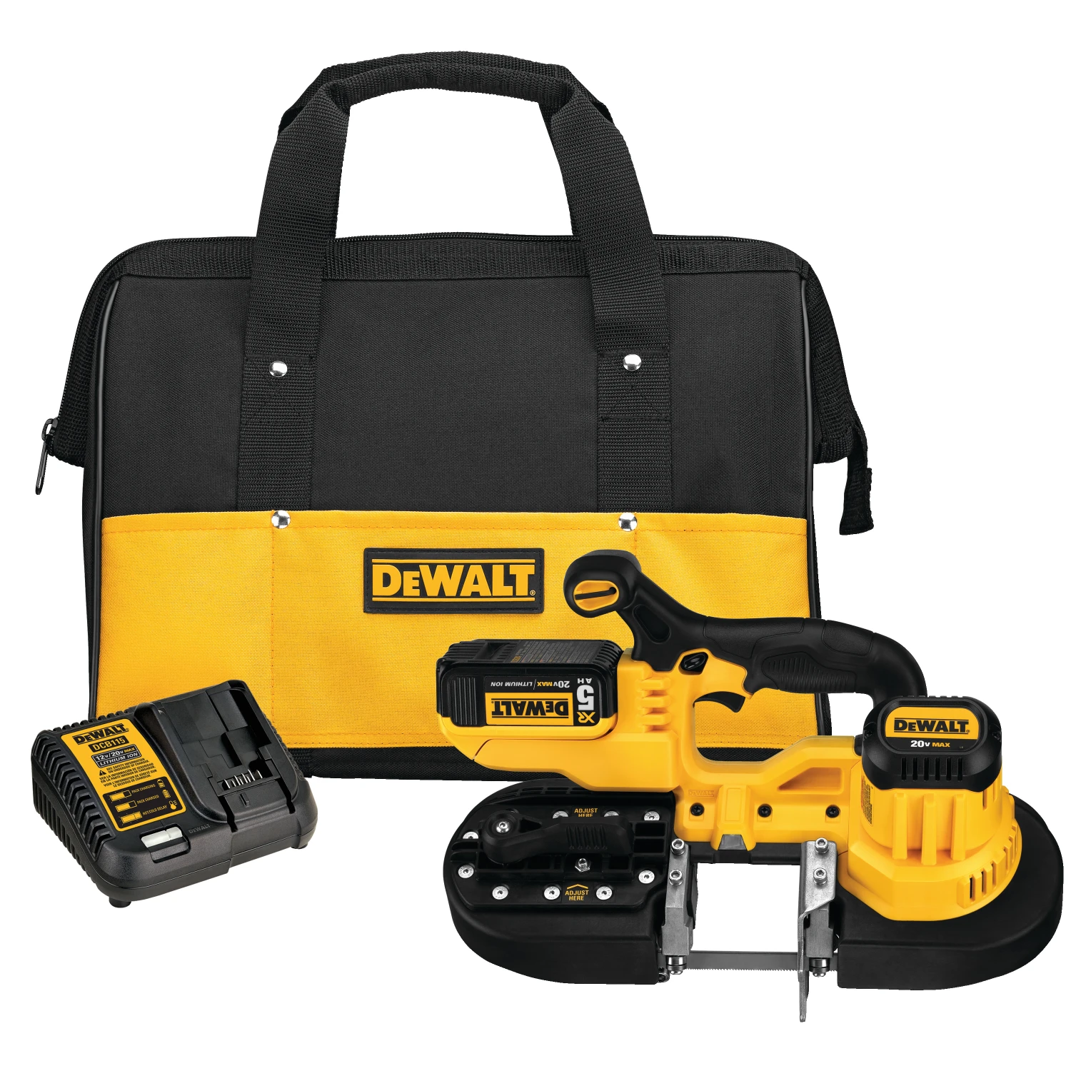 DeWalt DCS371P1 Cordless Band Saw Kit 1 DeWalt DCS371P1 Cordless Band Saw Kit