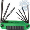 Eklind 25581 Ergo-Fold 8 Key Torx-End Set