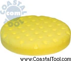 Lake Country 78-5165-152M 6-1/2" Yellow CCS Auto Buffing Pad